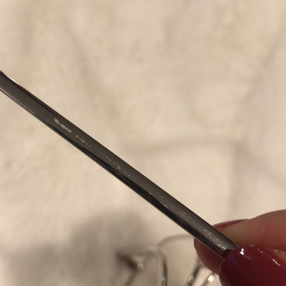 [SB] Peyton Silver Hexagon Clear Sunglasses - Picture 12 of 12